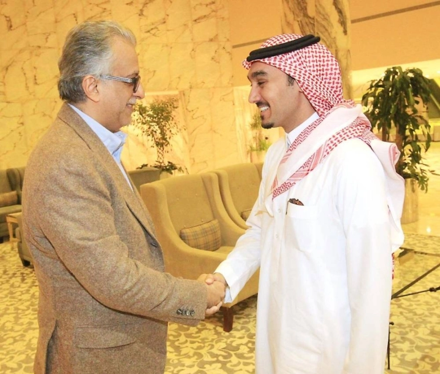 عبدالعزيز بن تركي وسلمان آل خليفة