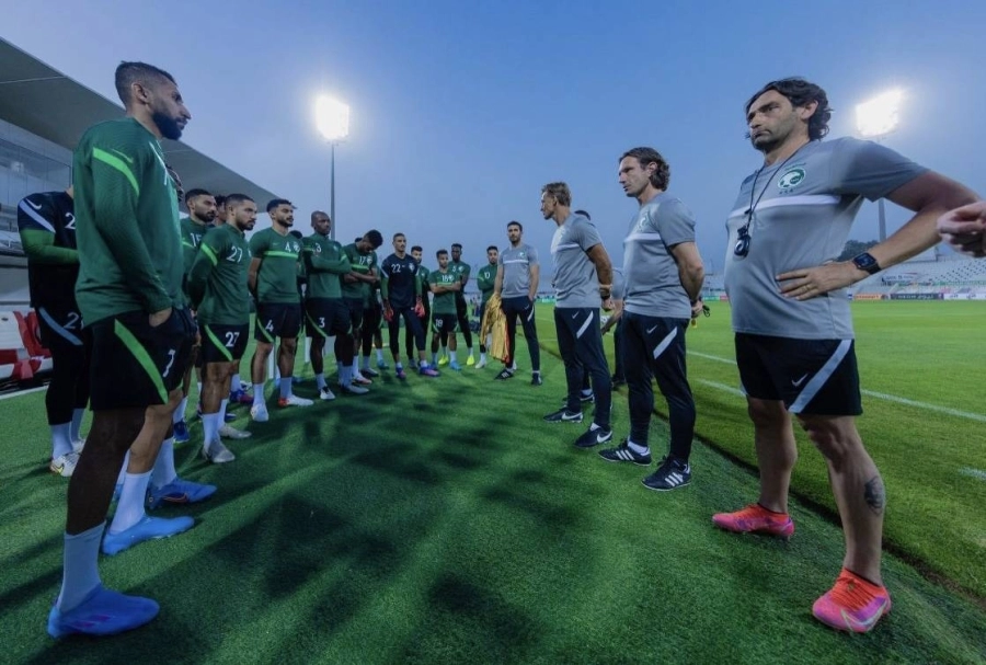 الأخضر يختتم استعداده لمواجهة الصين ضمن تصفيات كأس العالم 2022 (واس)