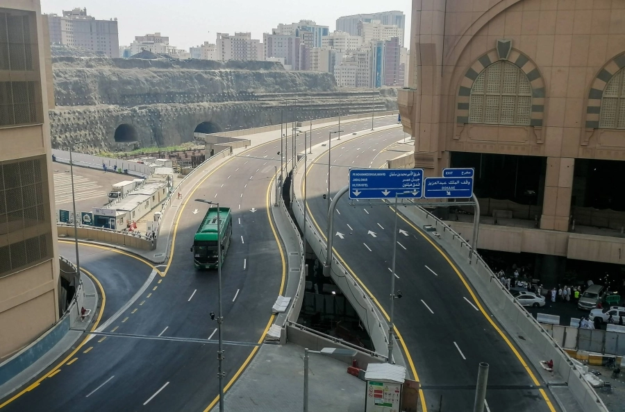 الدائري الأول في العاصمة المقدسة بعد تشغيله (أنس الحارثي)