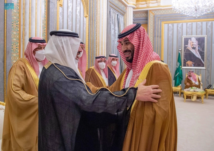 






الأمير محمد بن سلمان خلال الاستقبال