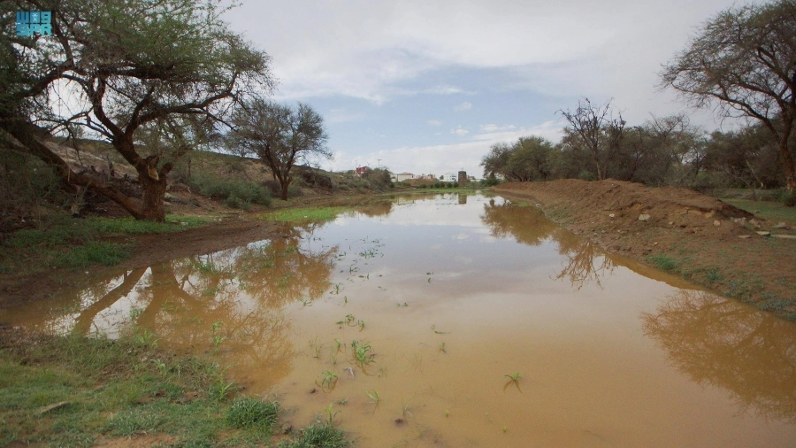 أمطار على منطقة عسير (مكة) 