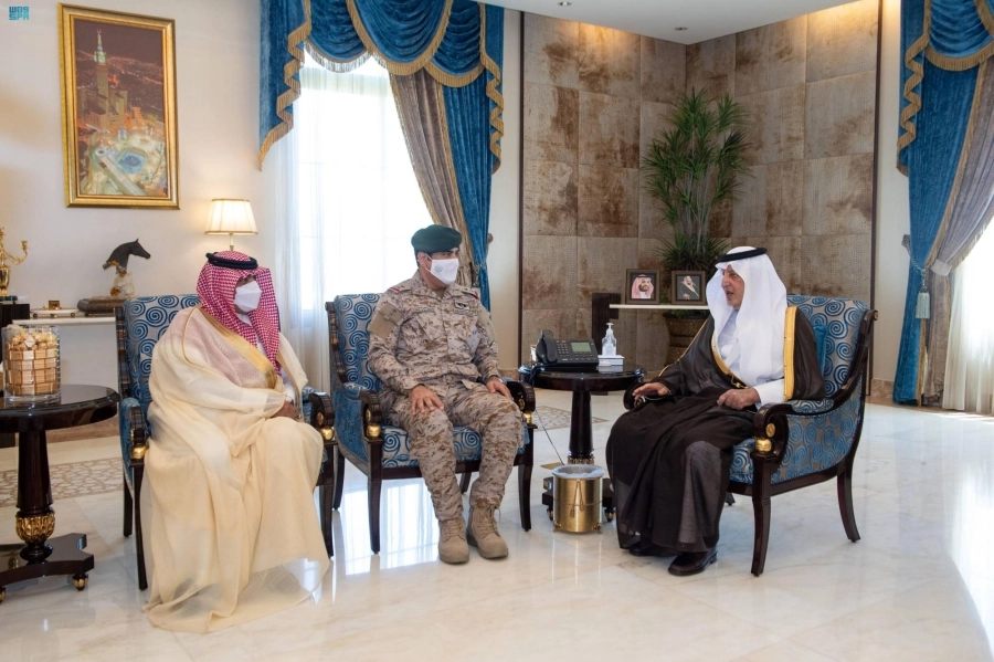 .. وخلال استقباله المهنئين بعيد الفطر