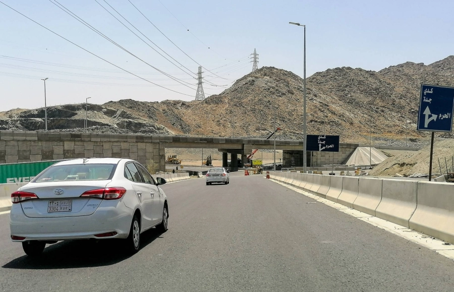 من أعمال المرحلة الثالثة في دائري مكة الثالث التي أوشكت على الانتهاء، وذلك بعد فتح جزء منه لتيسير الحركة إلى المسجد الحرام في شهر رمضان.
