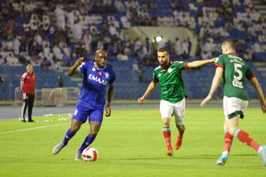 جانب من مباراة الهلال والاتفاق الأخيرة