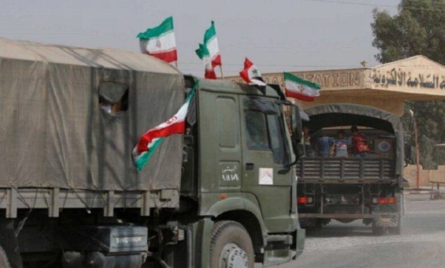 آليات إيرانية داخل سوريا (مكة)