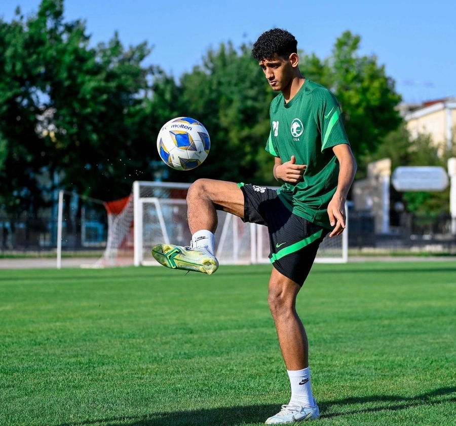 من تدريبات المنتخب الأولمبي (مكة)