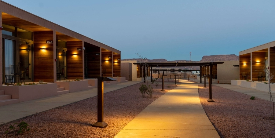 أحد مواقع التصوير في العلا (مكة)