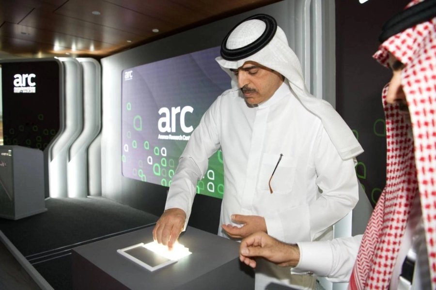 ناصر النعيمي أثناء تدشين المركز