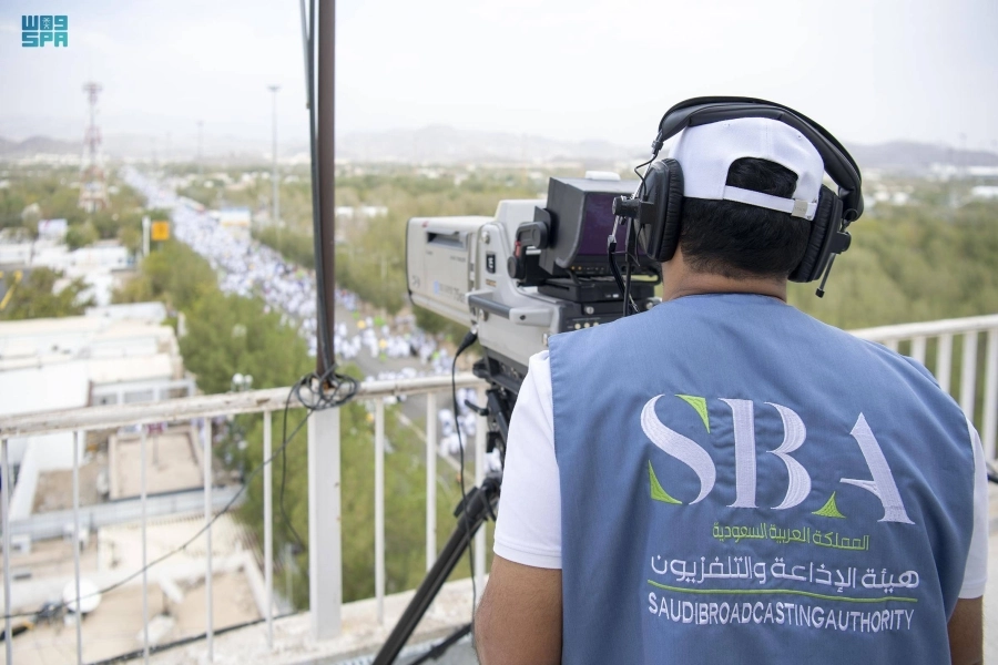 






 من تغطية هيئة الإذاعة والتلفزيون المستمرة  للحج