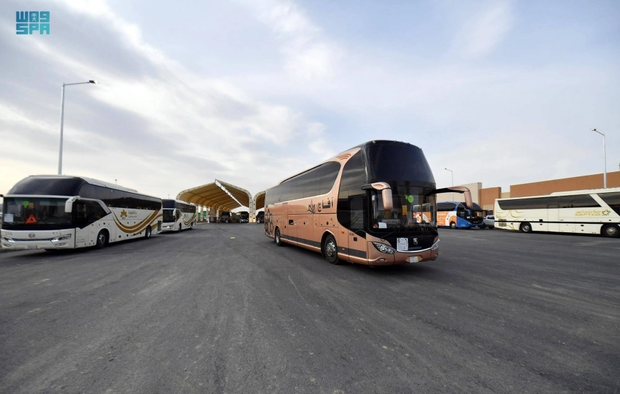 من وصول الحجاج إلى المدينة المنورة (مكة)