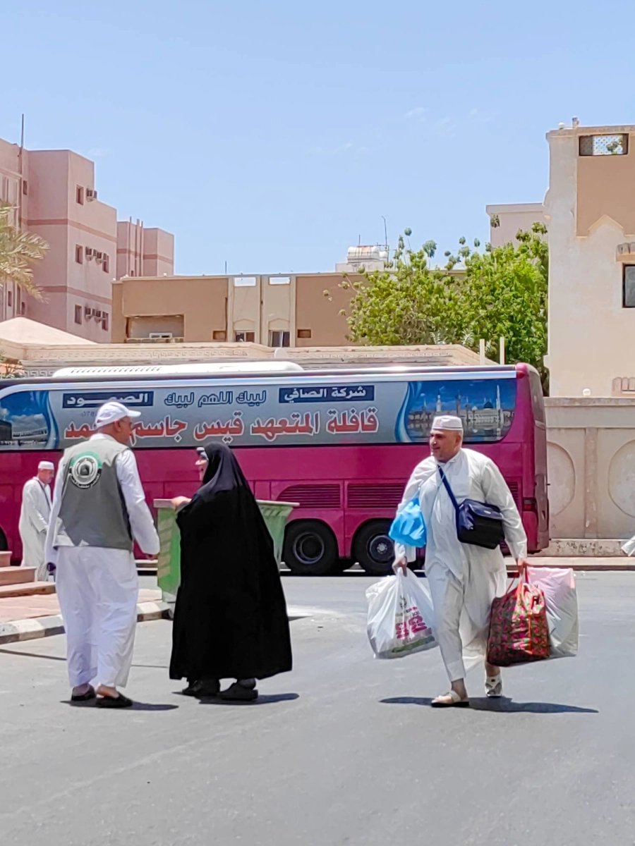 من مغادرة الحجاج مكة المكرمة (أنس الحارثي) 