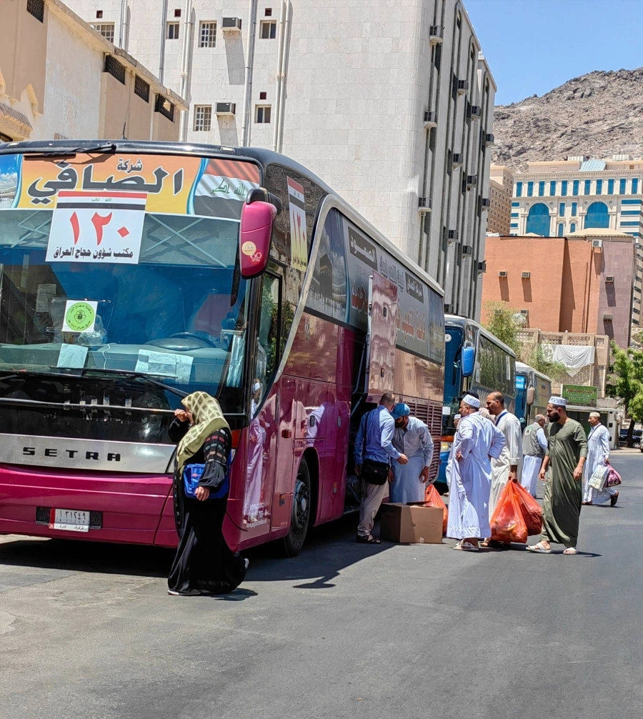 من مغادرة الحجاج مكة المكرمة (أنس الحارثي) 