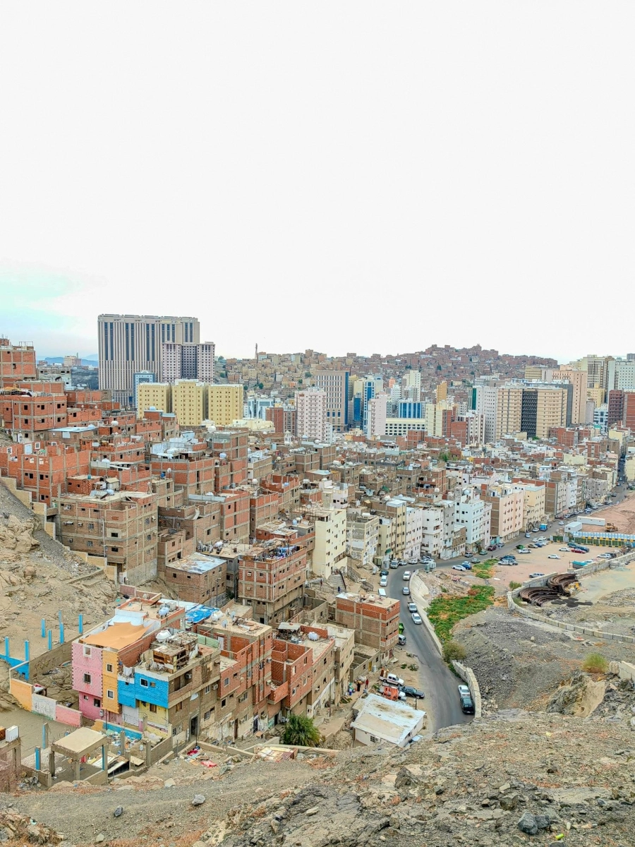 حي النكاسة في مكة بعد إزالة العشوائيات.  (أنس الحارثي)