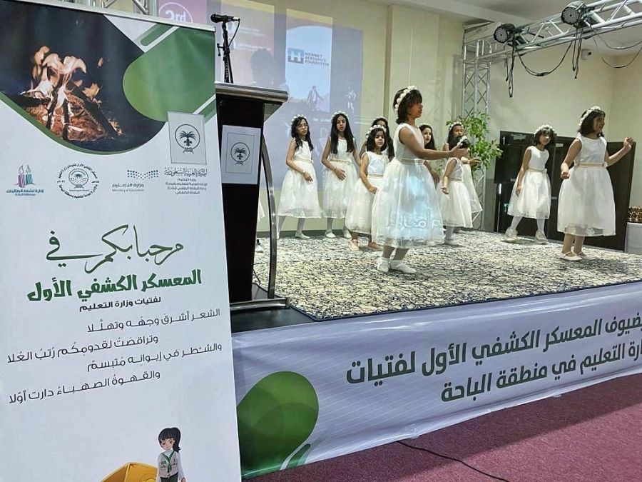 






لوحة استعراضية لفتيات المعسكر          (مكة)