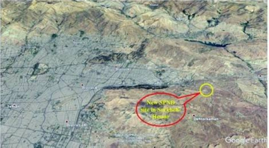 خريطة تكشف أحد المواقع النووية (مكة)