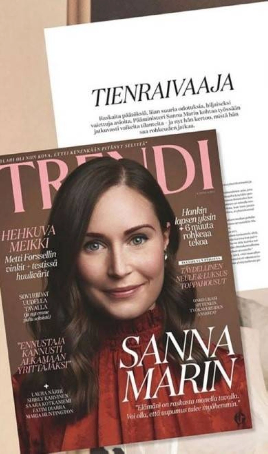 






سانا مارين تظهر على أغلفة المجلات العالمية