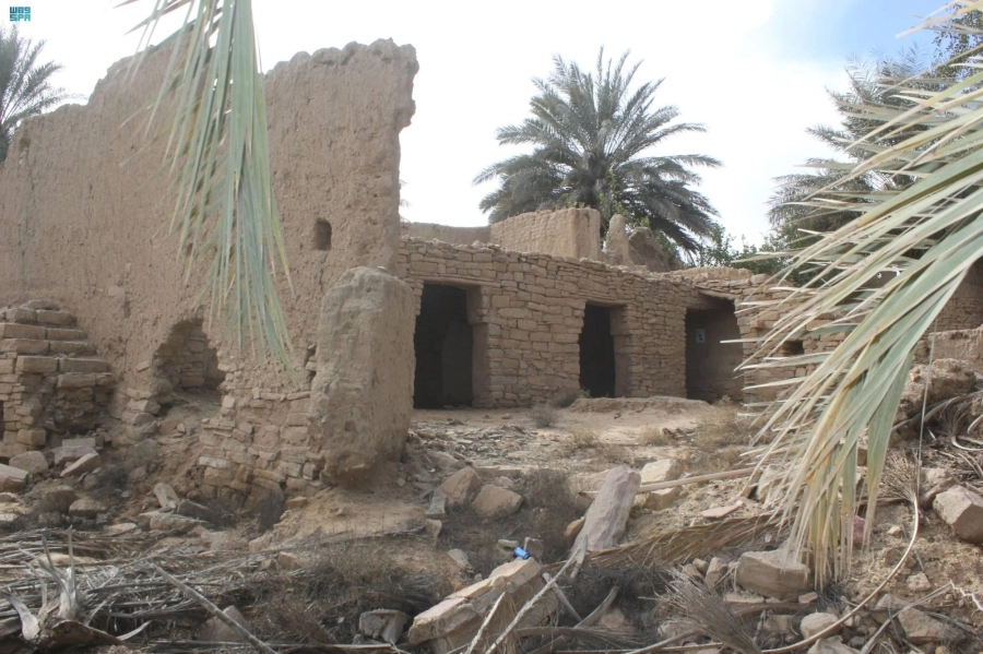 أحد المساجد التاريخية بالجوف(واس)