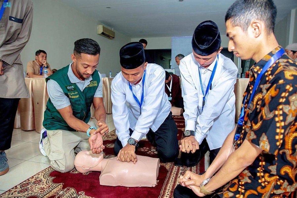 جانب من دورة الإسعافات