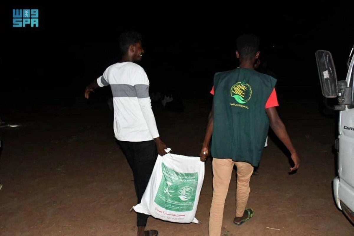 توزيع السلال في الخرطوم