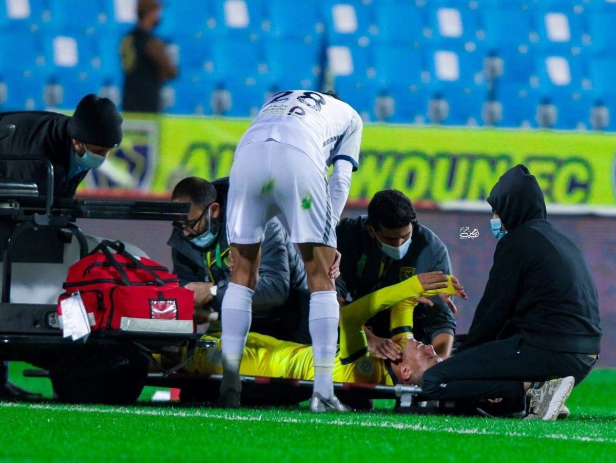 بعد اصابات احد لاعبي التعاون بالصليبي
