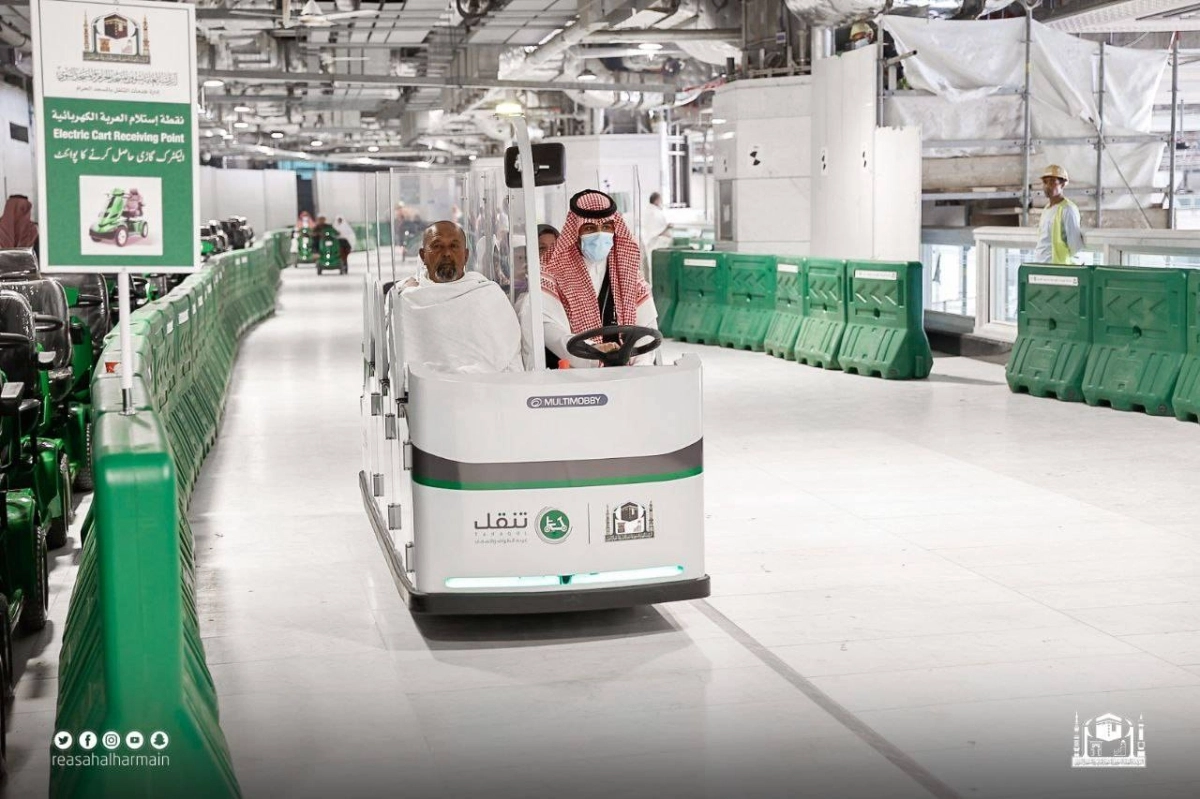  قاطرة كهربائية بالحرم المكي (مكة)