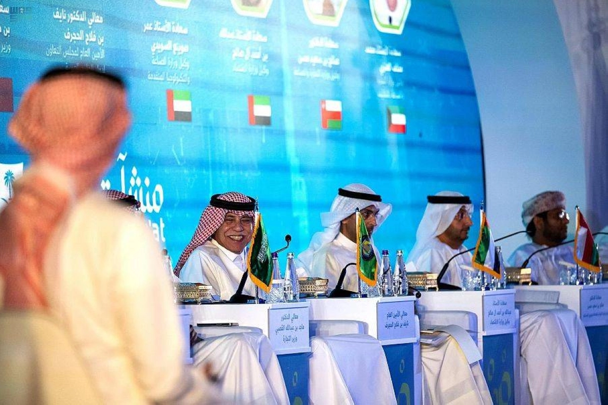 القصبي خلال مشاركته بالمنتدى