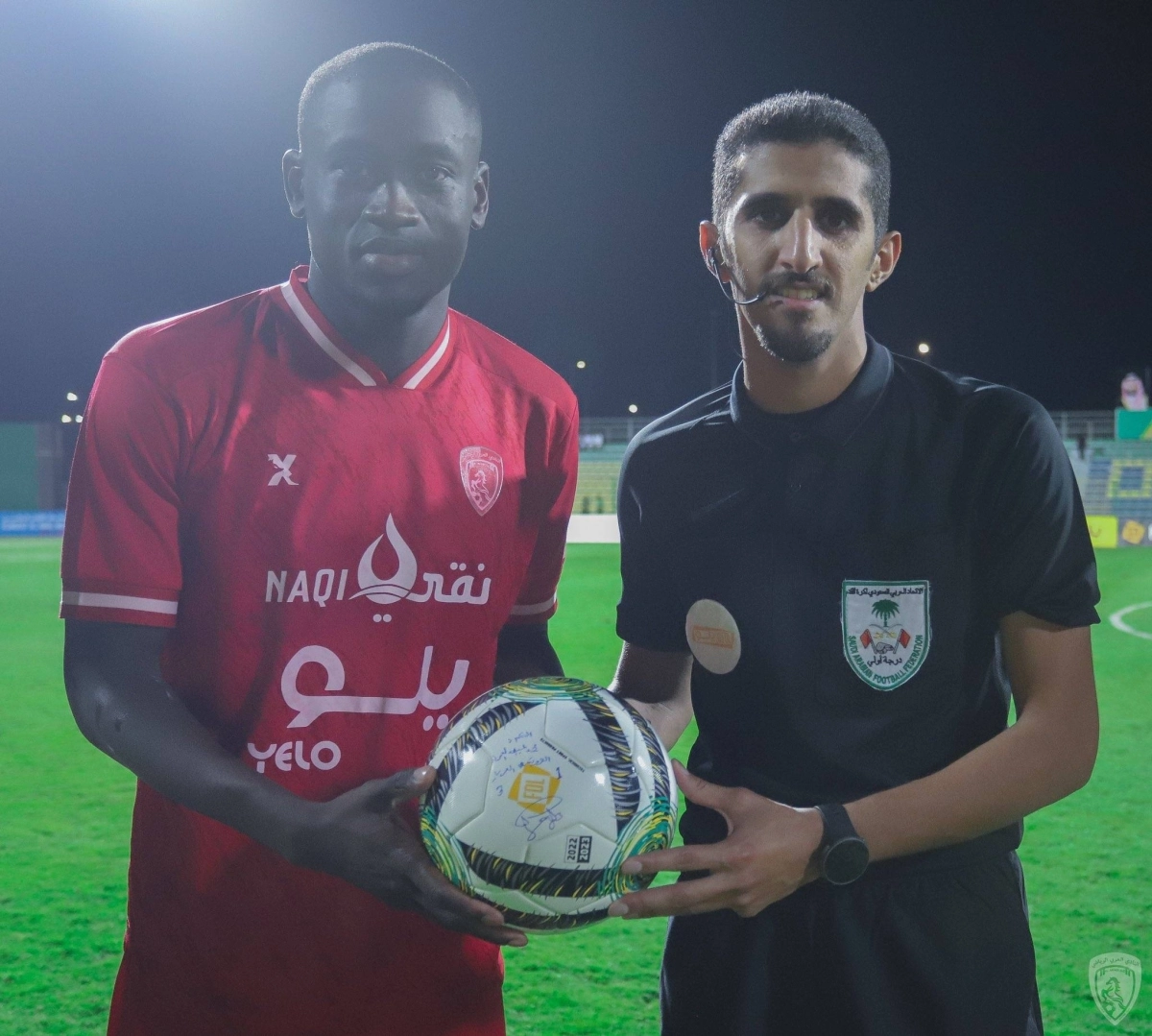 

مهاجم العربي فيوكس أبلاي أحرز هاتريك في لقاء العروبة