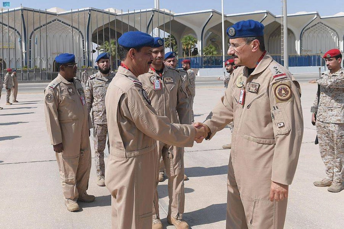 

 من وداع القوات المشاركة