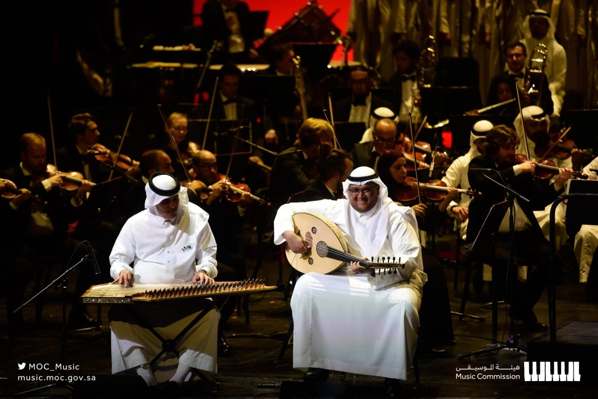 من حفل روائع الموسيقى السعودية