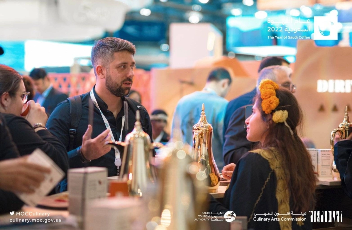 القهوة السعودية حاضرة في معرض سوق السفر 
