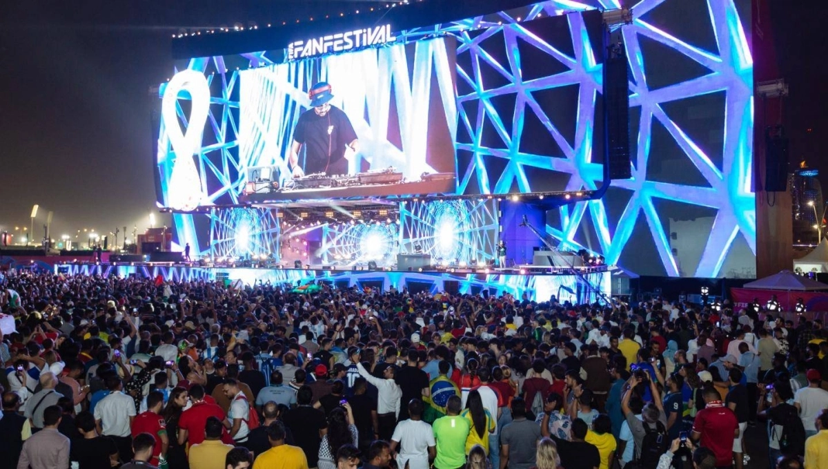 

افتتاح مهرجان الفيفا للمشجعين في الدوحة