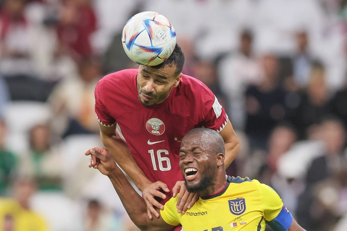 

 من مباراة قطر والإكوادور