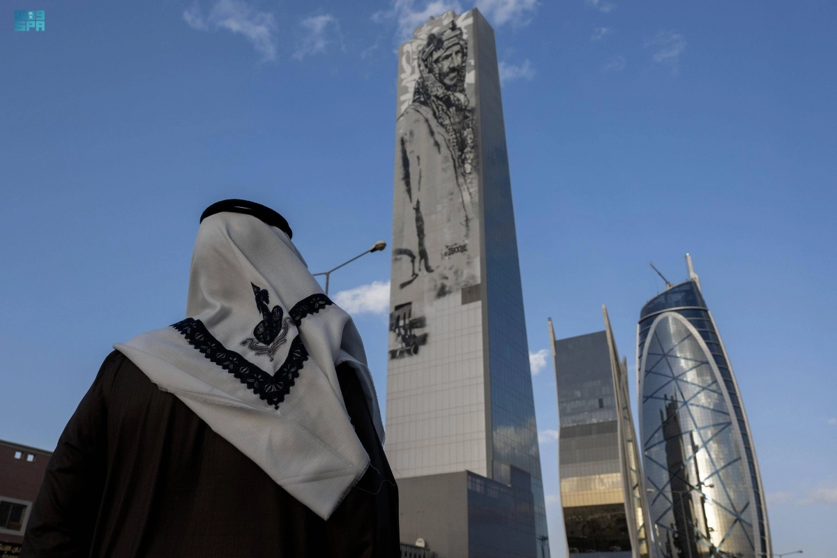  اللوحة الجدارية بطريق الملك فهد (مكة)