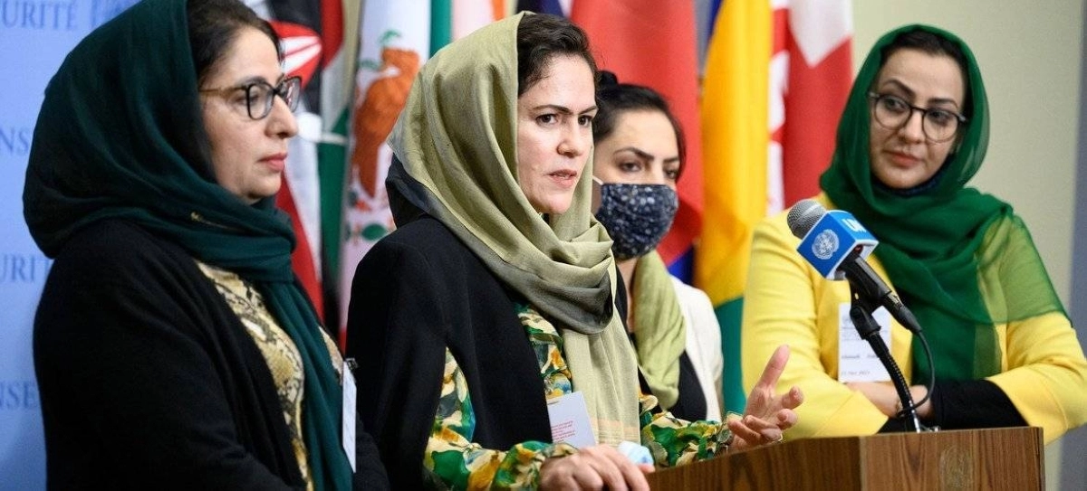 ناشطات أفغانيات في الأمم المتحدة (مكة)