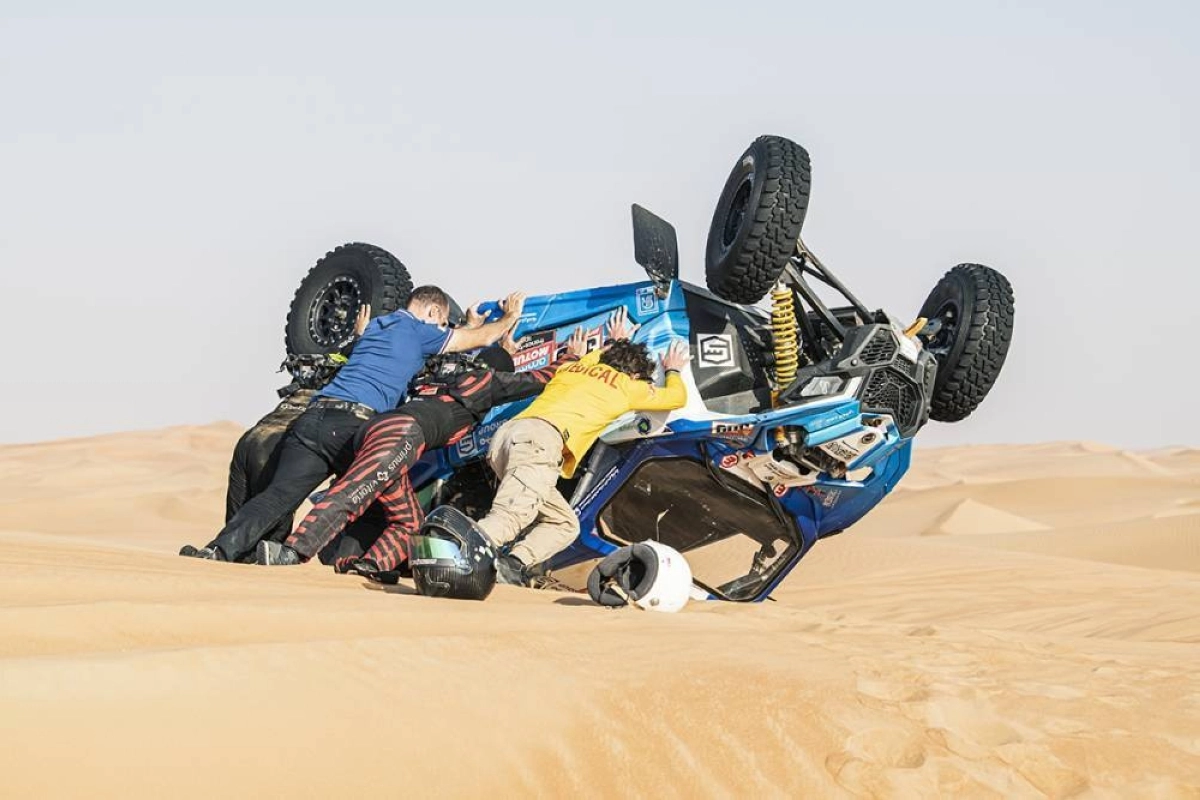 من فعاليات المرحلة العاشرة من رالي داكار السعودية 2023