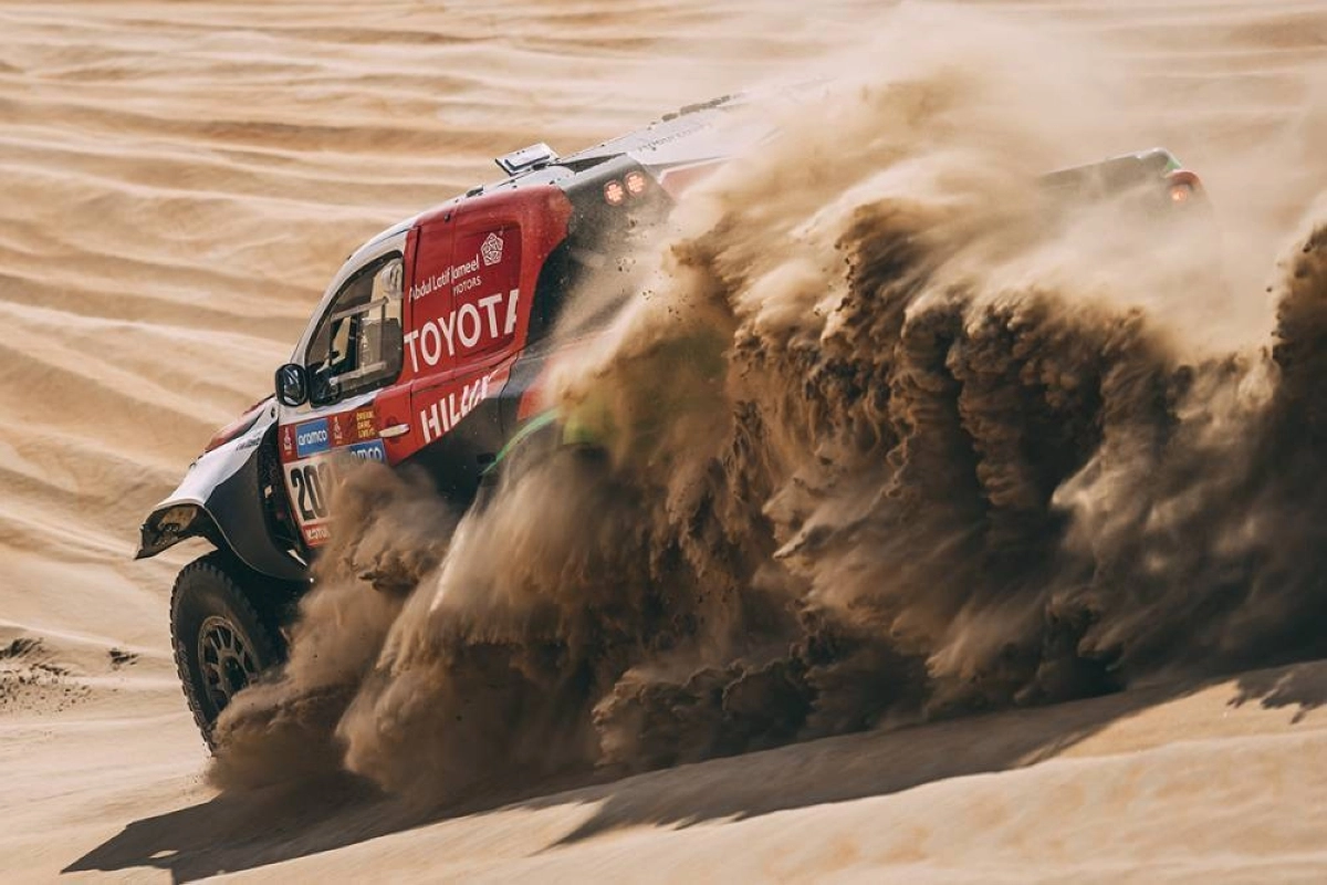 

من المرحلة العاشرة من رالي داكار السعودية 2023