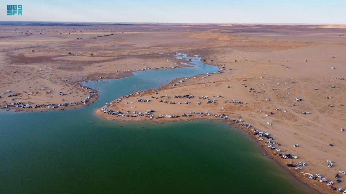 وادي الرمة كما بدا بعد الأمطار الأخيرة  (مكة)
