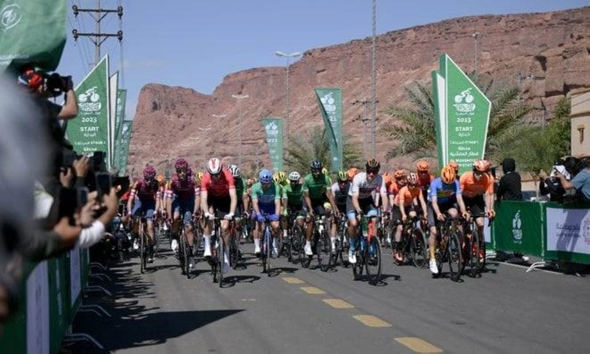 

 من سباق طواف السعودية