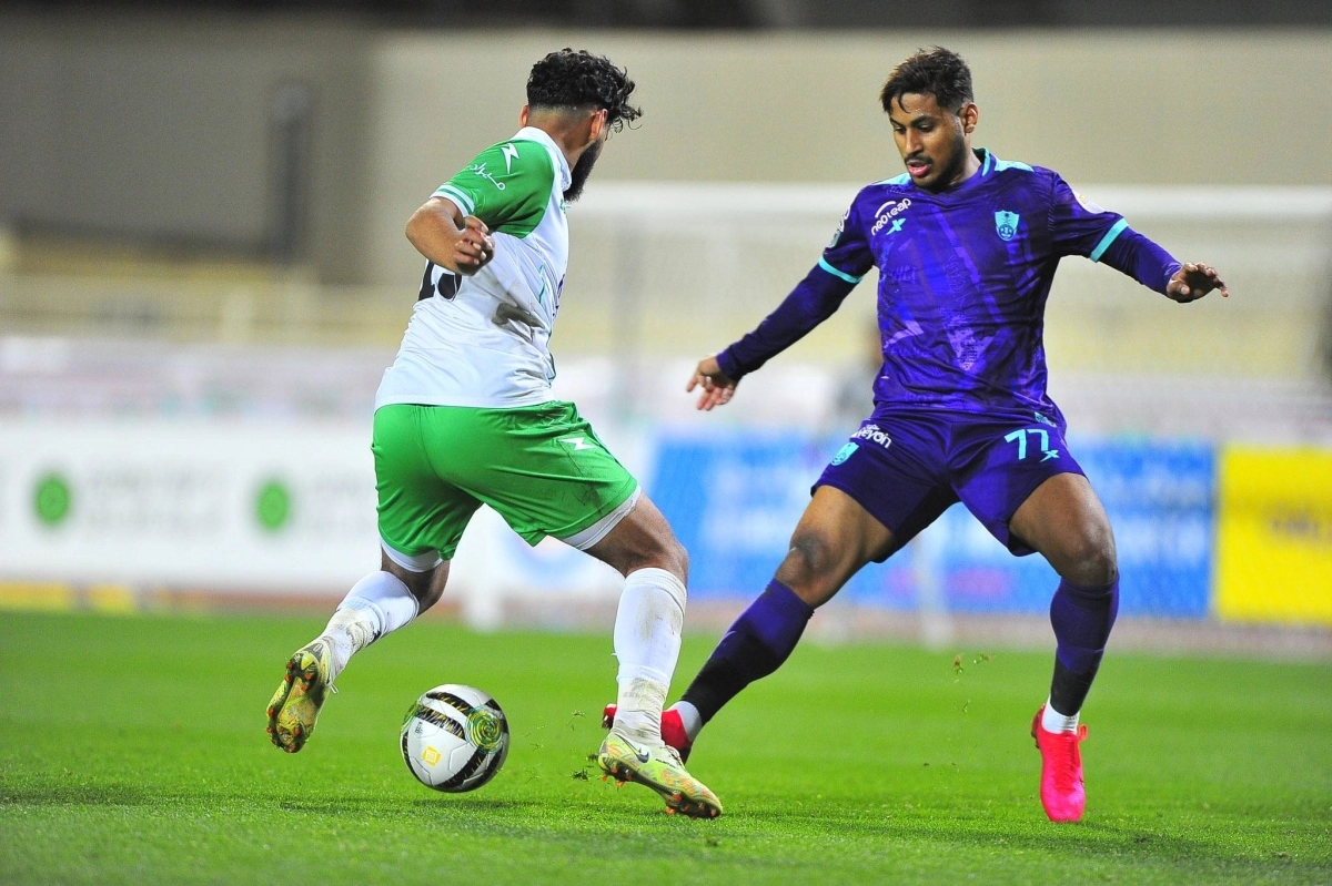 من لقاء الخلود والأهلي في الجولة الماضية