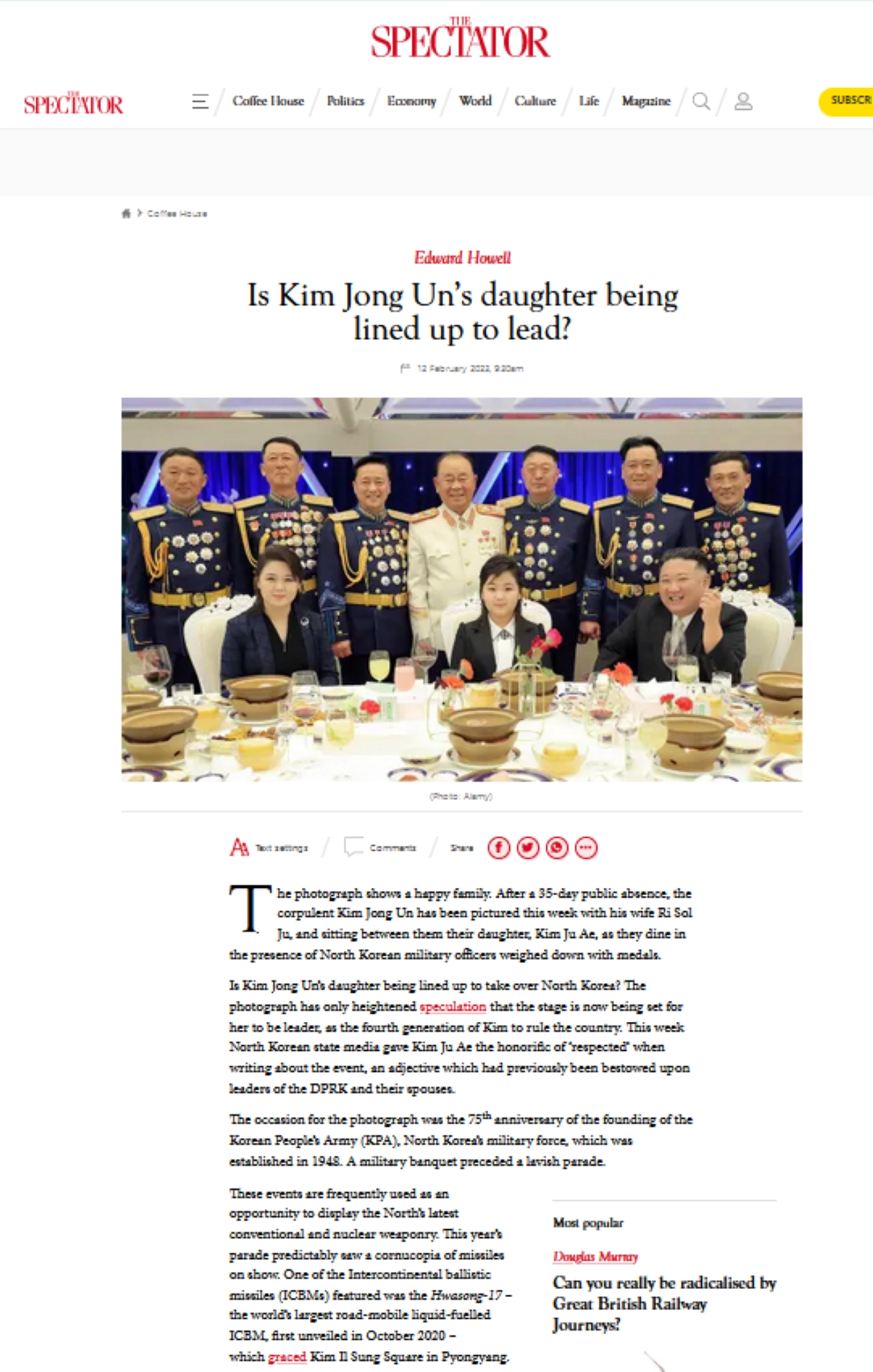 مجلة سبكتيتور البريطانية