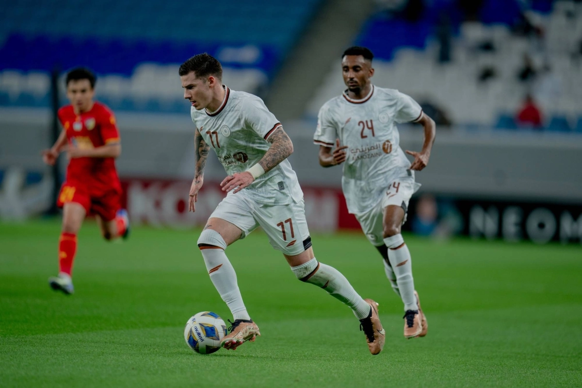 من مباراة الشباب وناساف