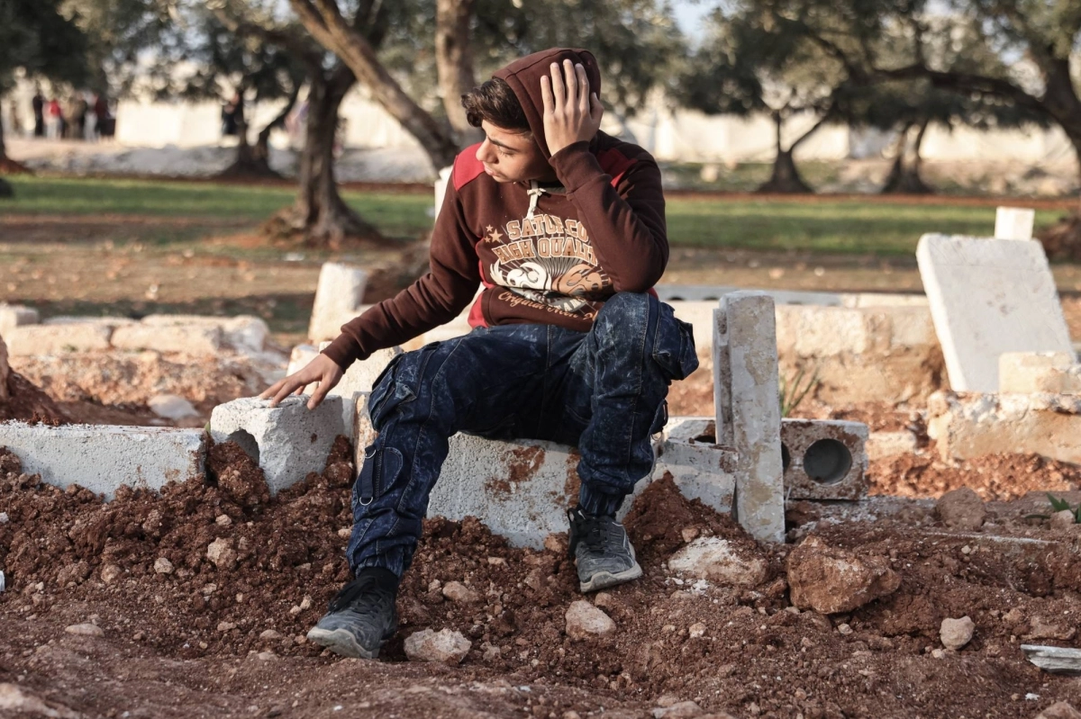 

أحد السوريون الذين شردهم الزلزال