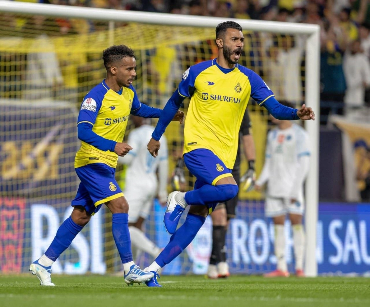 محمد آل فتيل يسجل هدف النصر الثاني في شباك الباطن