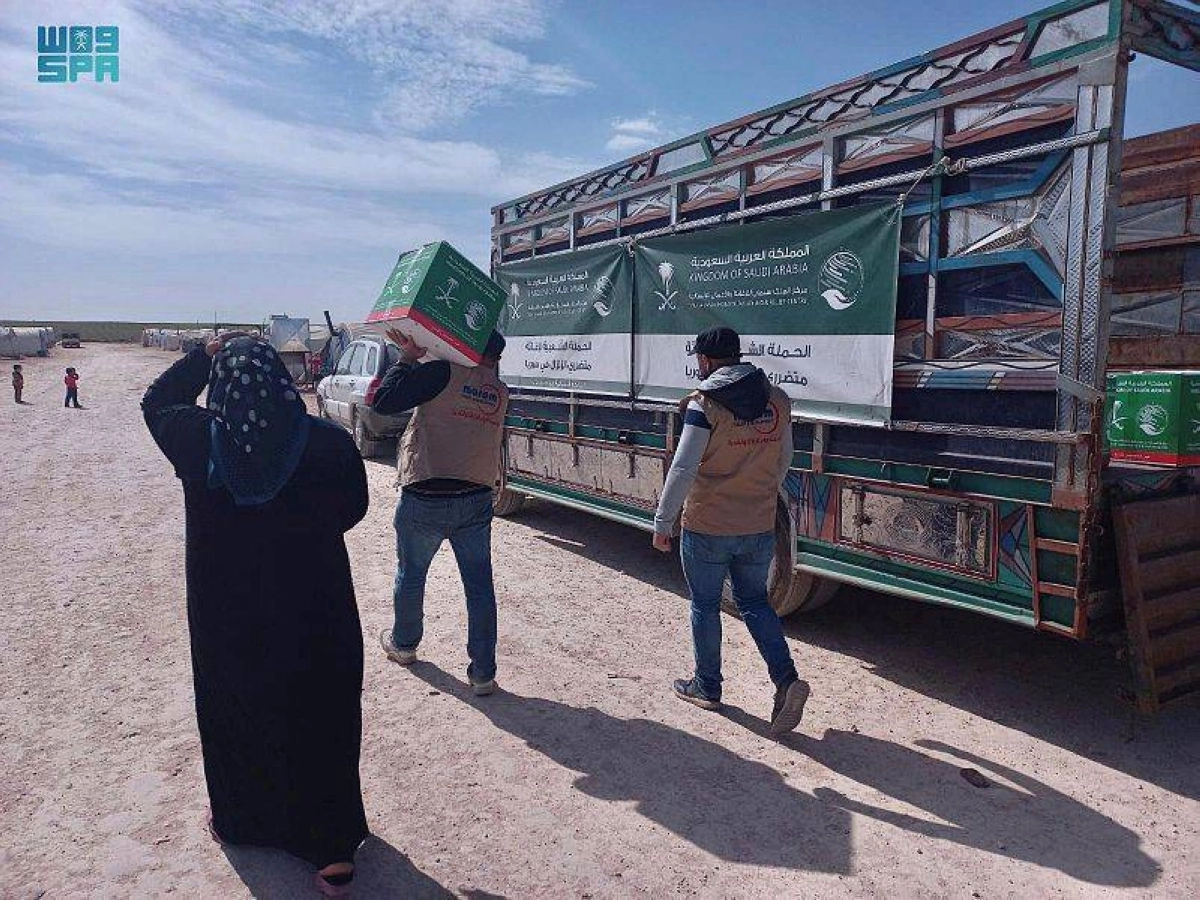 وصول أحد الشاحنات إلى حلب السورية