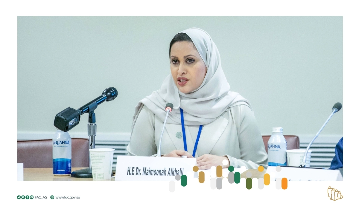 

ميمونة آل خليل تلقي كلمة المملكة في الأمم المتحدة