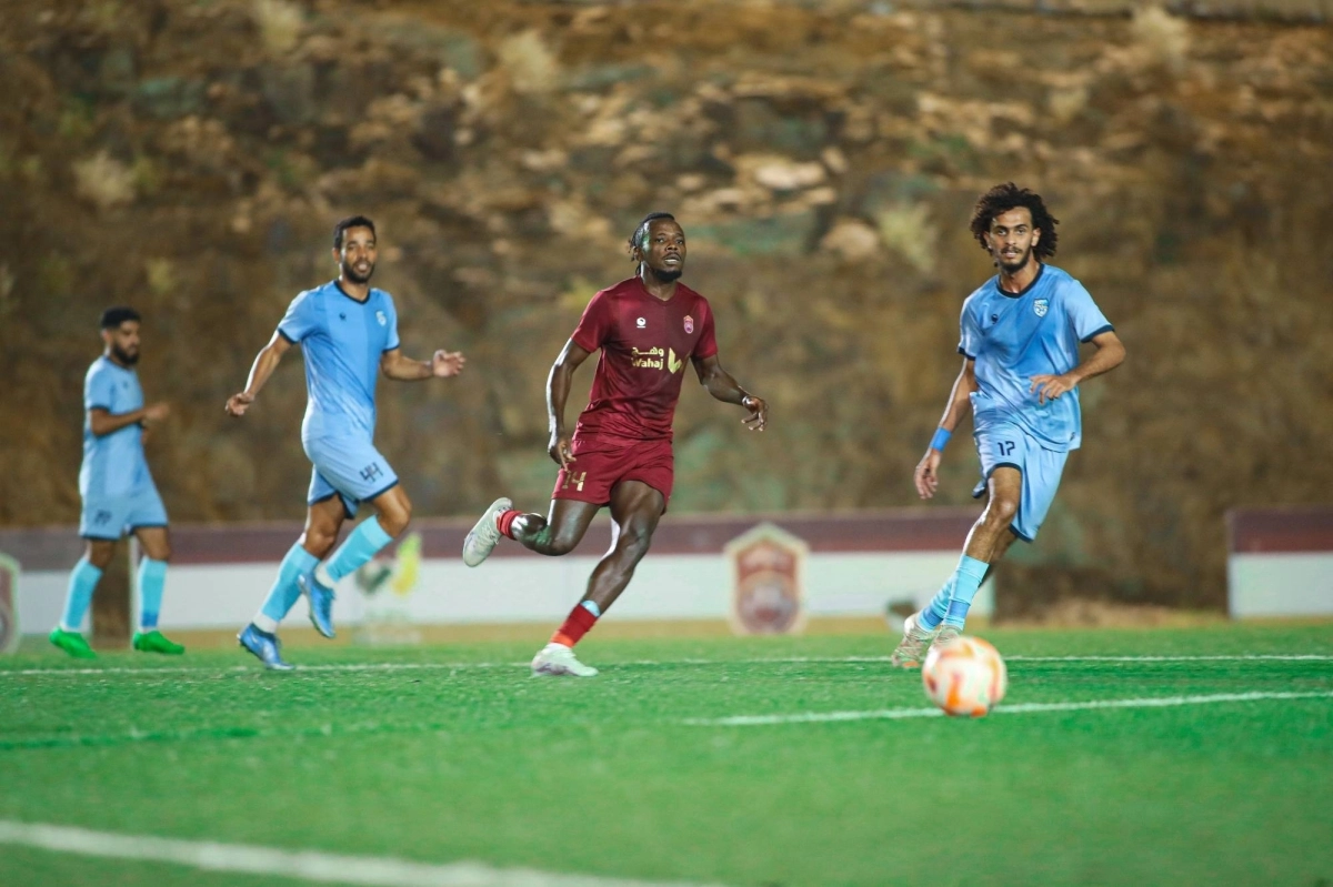 

من مباراة النهضة وقلوة                                                         (مكة)