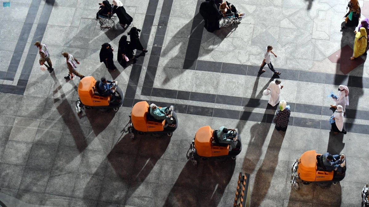  توزيع العمال على جميع المواقع (مكة)