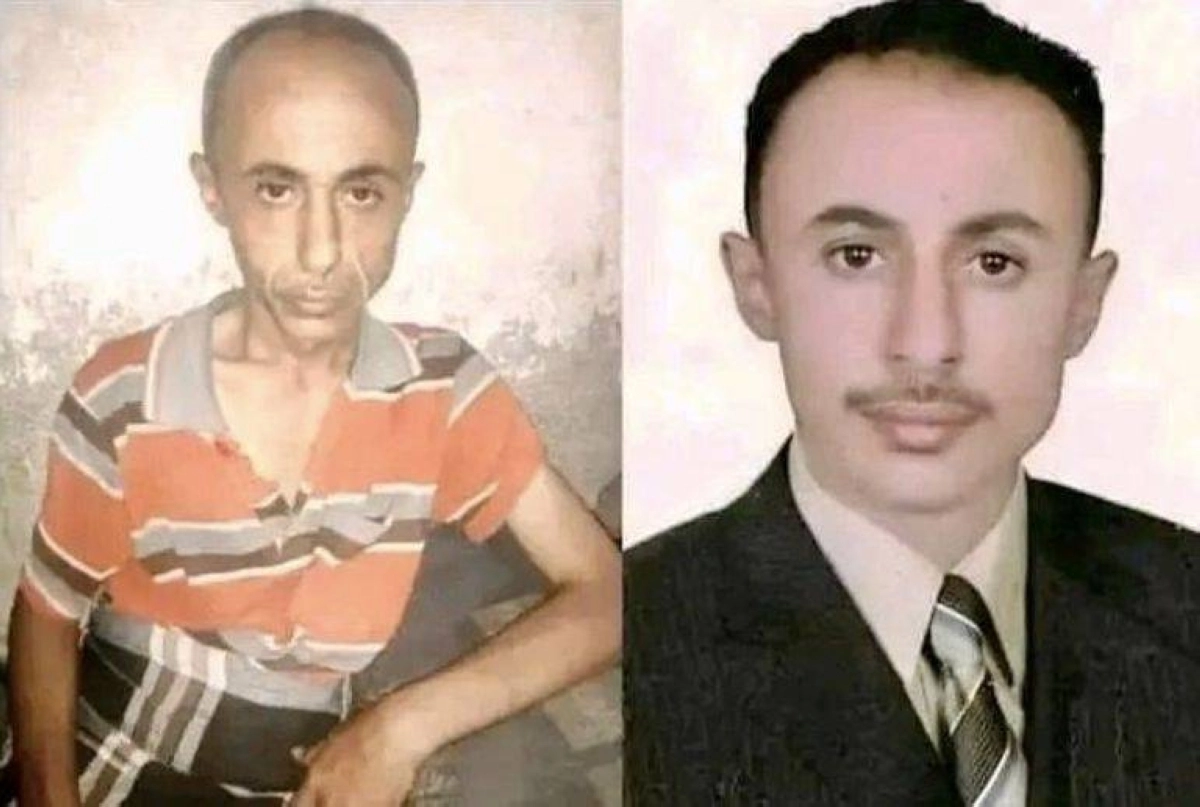 

القادري قبل وبعد السجن                                  (مكة)