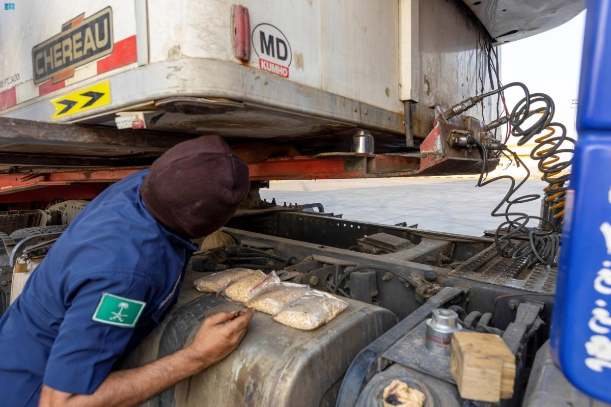  حشيش تم استخراجه من الشاحنة (مكة)