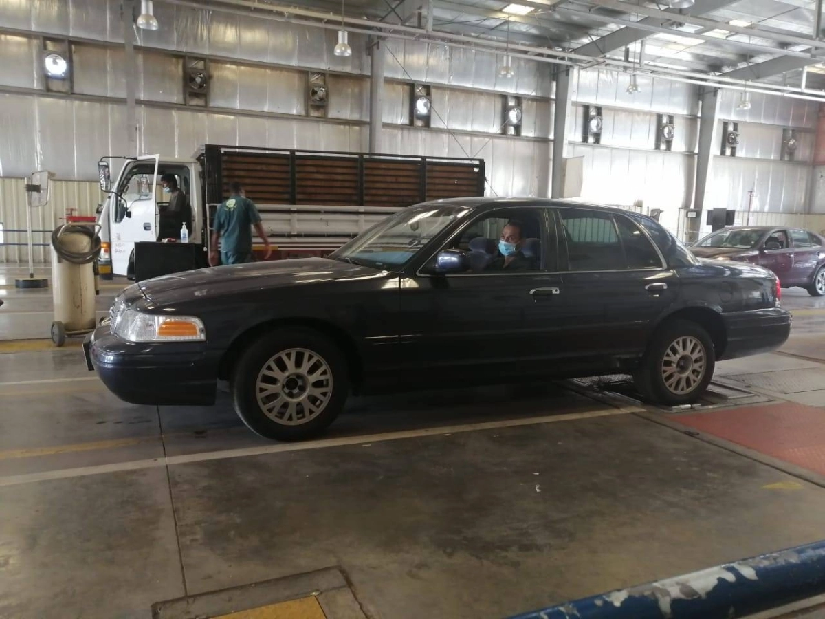 

أحد مراكز الفحص الدوري للمركبات